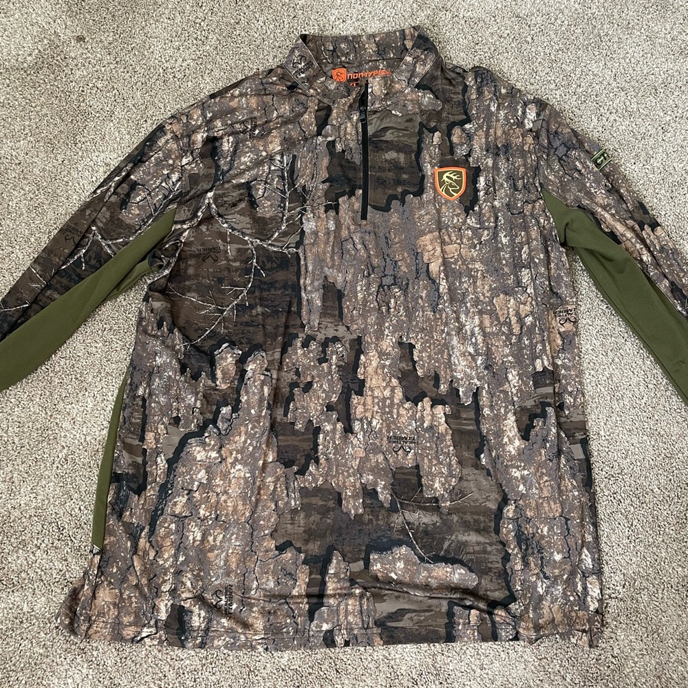 Hunting Quarter Zip Realtree Timber Camo